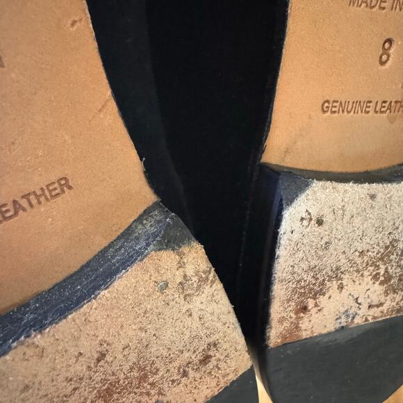 Stubbs & Wootton Black Velvet Needlepoint Horse Equestrian Loafer Flats Sz 8 - Picture 12 of 12